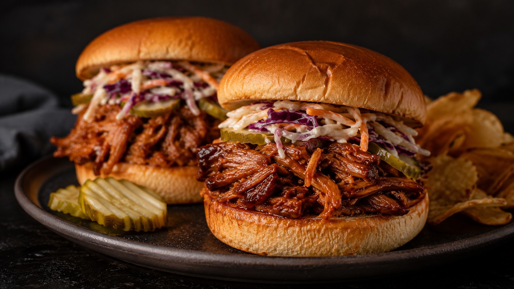 American BBQ Jackfruit Sandwiches
