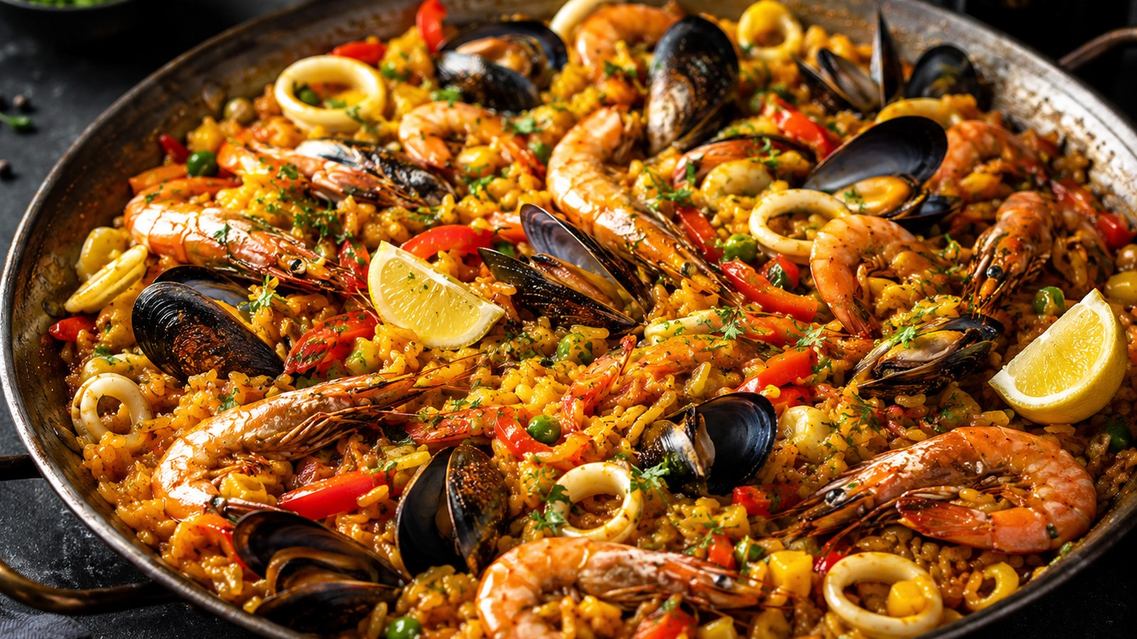 Spanish Seafood Paella